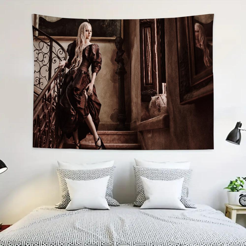 A-Avril Best L-Lavigne Tapestry Decoration party Background Hanging Cloth Bedroom Tapestry Room Decor Aesthetic820