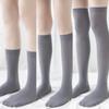 Velvet Calf Socks: Spring-Summer Women's Breathable Slimming Mid-Tube JK Lolita Stockings