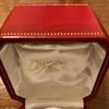 Used Cartier love ring empty box