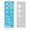 Snowflake Electrostatic Snowflake Sticker Anti-collision Reusable Snowflake Window Sticker PVC Xmas Glass Sticker Home Decals