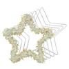Metal Craft Rings 8 Inch Star Wreath Suncatcher Frame 5 Pieces Dream Catcher DIY Tool for Crafts Floral Centerpieces Birthday