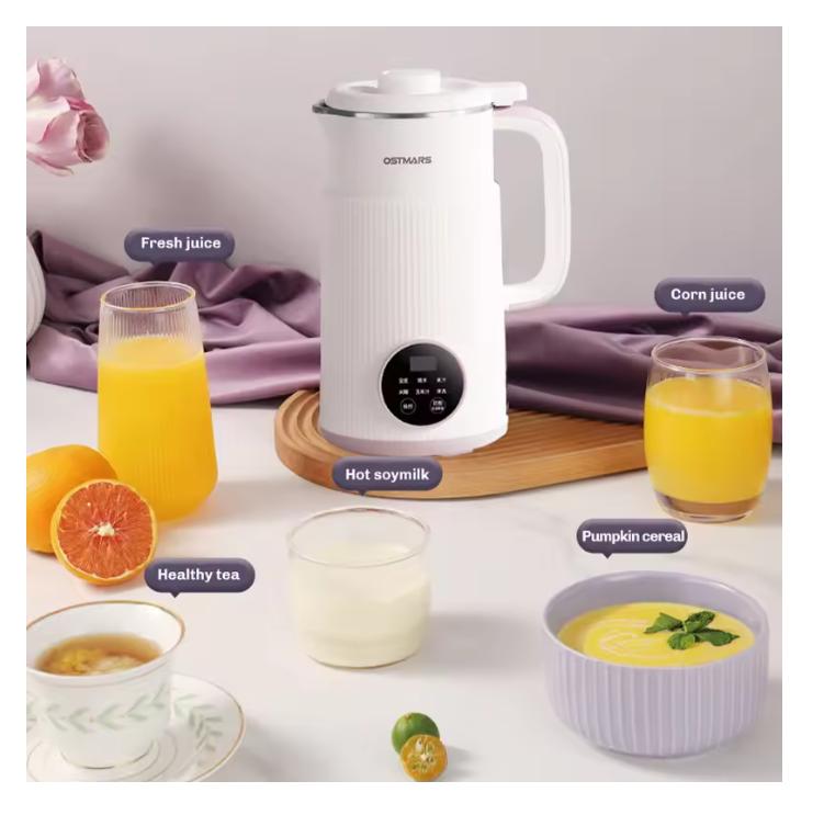 220V Automatic Soybean Milk Machine Portable Wall Breaking Machine Intelligent Filter-Free Cooking Machine Food Blender for Bab