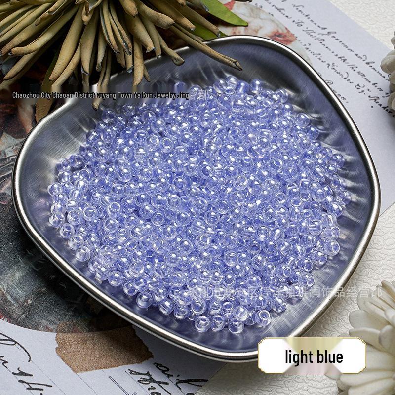 4mm Gold-Revealing Glass Rice Beads for DIY Jewelry: Bracelets, Necklaces, Hairpins, Tassels
