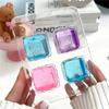 NEEDOH Mini Cubo di Ghiaccio Carino Sollievo dallo Stress Cubo Morbido Mini Set da 4 Pezzi Giocattolo Sensoriale Antiansia Bomboniere per Feste Regali Per Bambini Adulti