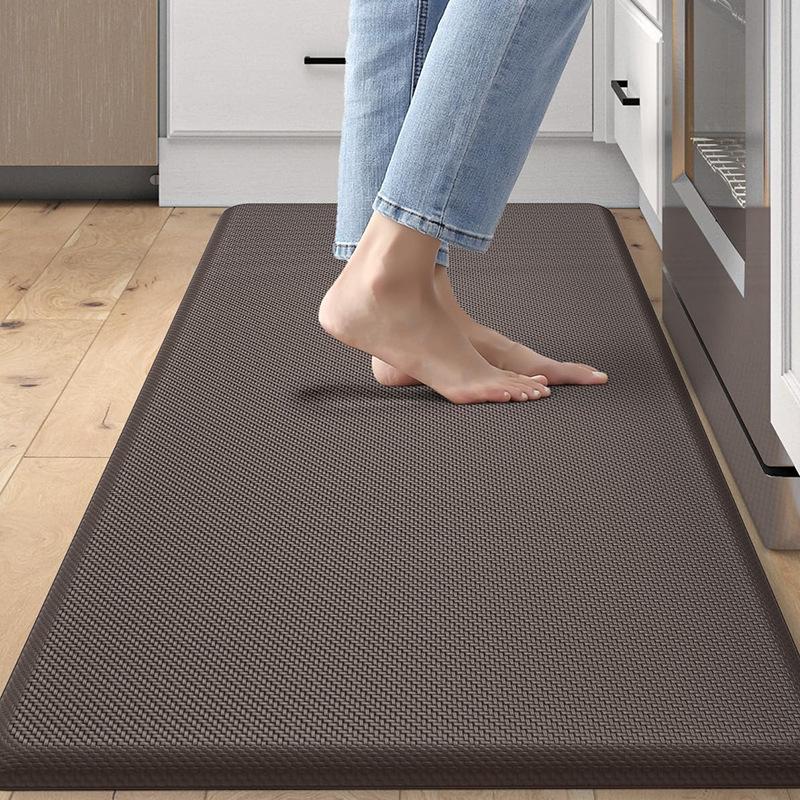 2026 Thickened Kitchen PU Leather Non-Slip Floor Mat Oil-proof Floor Mat Household Disposable Wipeable Long Carpet Mat