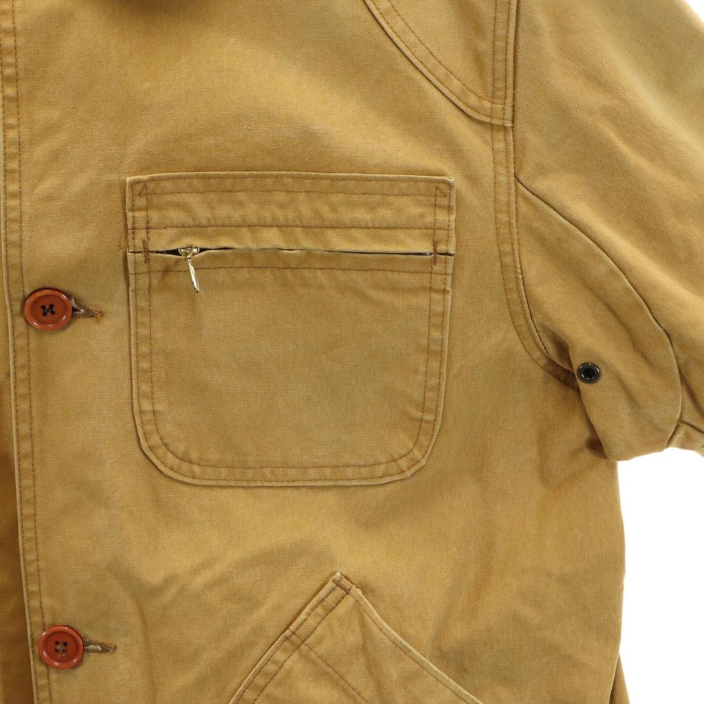 L.L.Bean 80s vintage Hunting jacket Camel Corduroy Collar Outdoor Men's Used