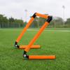 Klappbare Trainingshürde mit schwenkbarer Basis, tragbar für Schulen, Fußballspieler