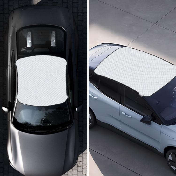 Silver Reflective Windshield Cover Quilted Car Panel for Outdoor Parking Sun Snow Ice and Front Glass Protection