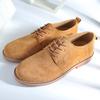 Fashion Handmade Men's Casual Leather Shoes Classic Suede Leather Oxford Shoes Comfortable Business Shoes Leisure Formal Dress Footwear