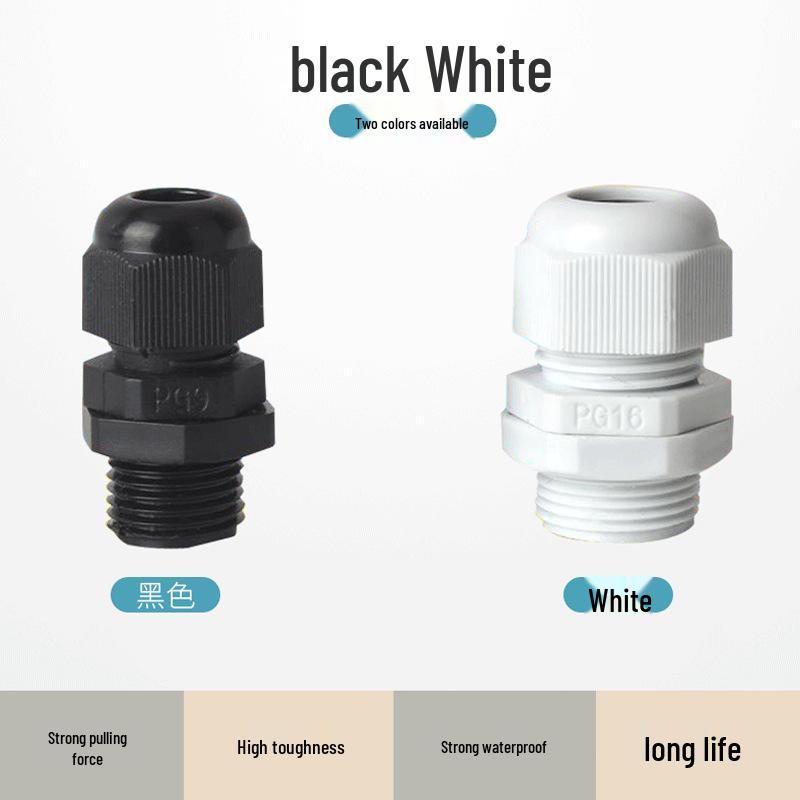 Nylon Waterproof Cable Connector - PG7/9/11/M12/M16 Sealing Gland