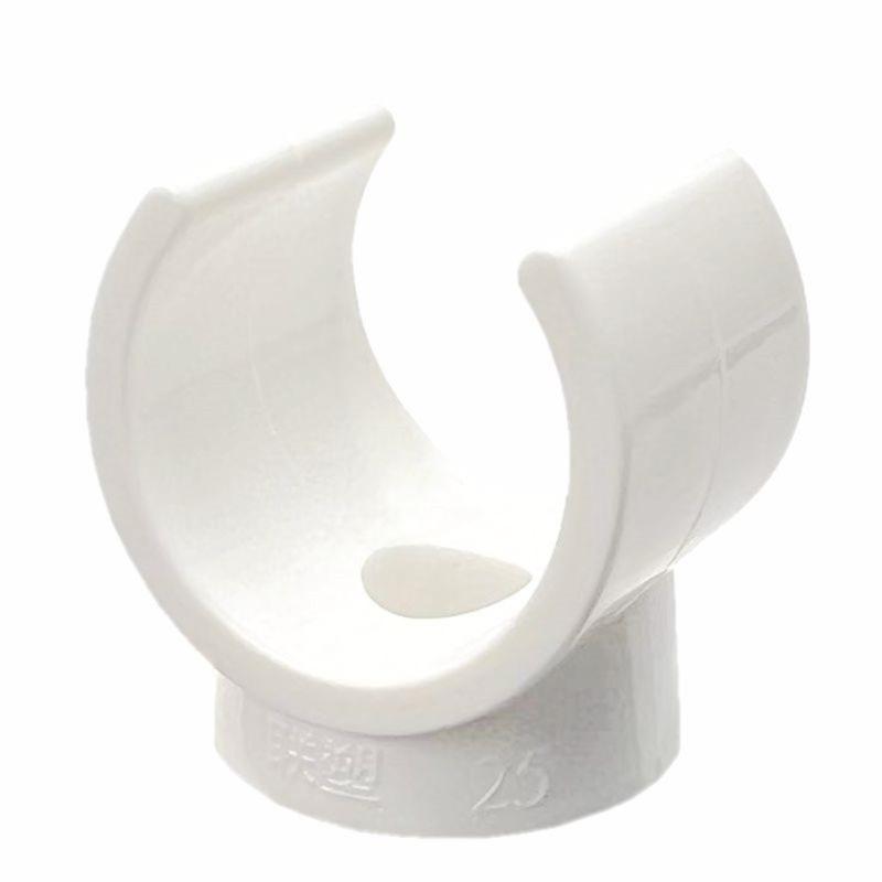 100Pcs Plastic U Shaped Pipe Clamp Water Pipes Support Fastener Heavy Duty Pipes Clamps Hangers Tubing Hose Holder