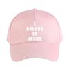 I Belong To Jesus Caps Summer Adult Baseball Cap Adjustable with Curved Brim Duckbill Hat Protection Sun Hats