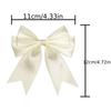 16pcs Satin Bow Christmas Tree Ornaments, Exquisite Finished Bows, Suitable for Christmas Decor, Gift Boxes, Bouquet Wrapping