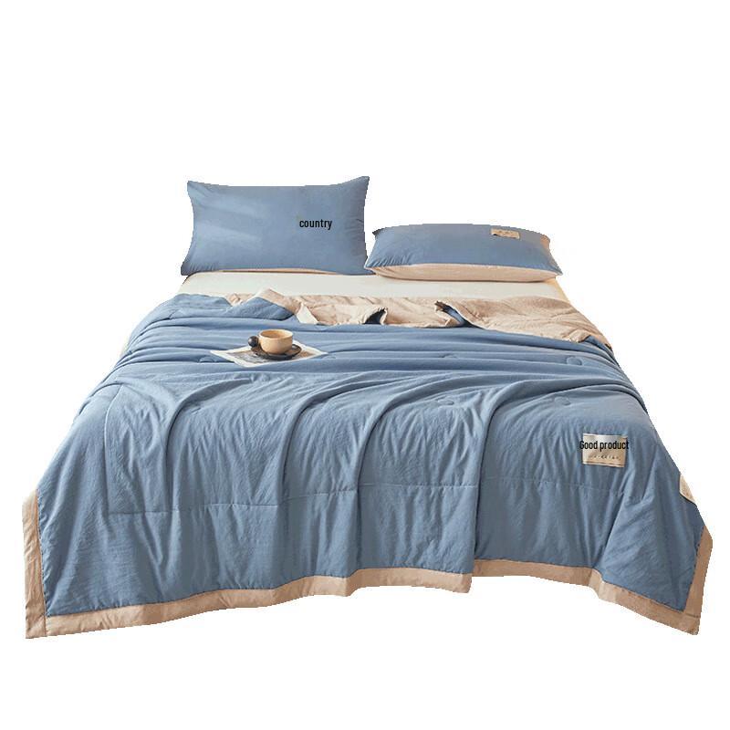 OEING Washed Cotton Soybean Summer Quilt