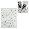 1 Sheet Fashion Nail Art Decals for Chinese New Year Manicure Decors with Cartoon Snake PatternsNail Salon Accessories