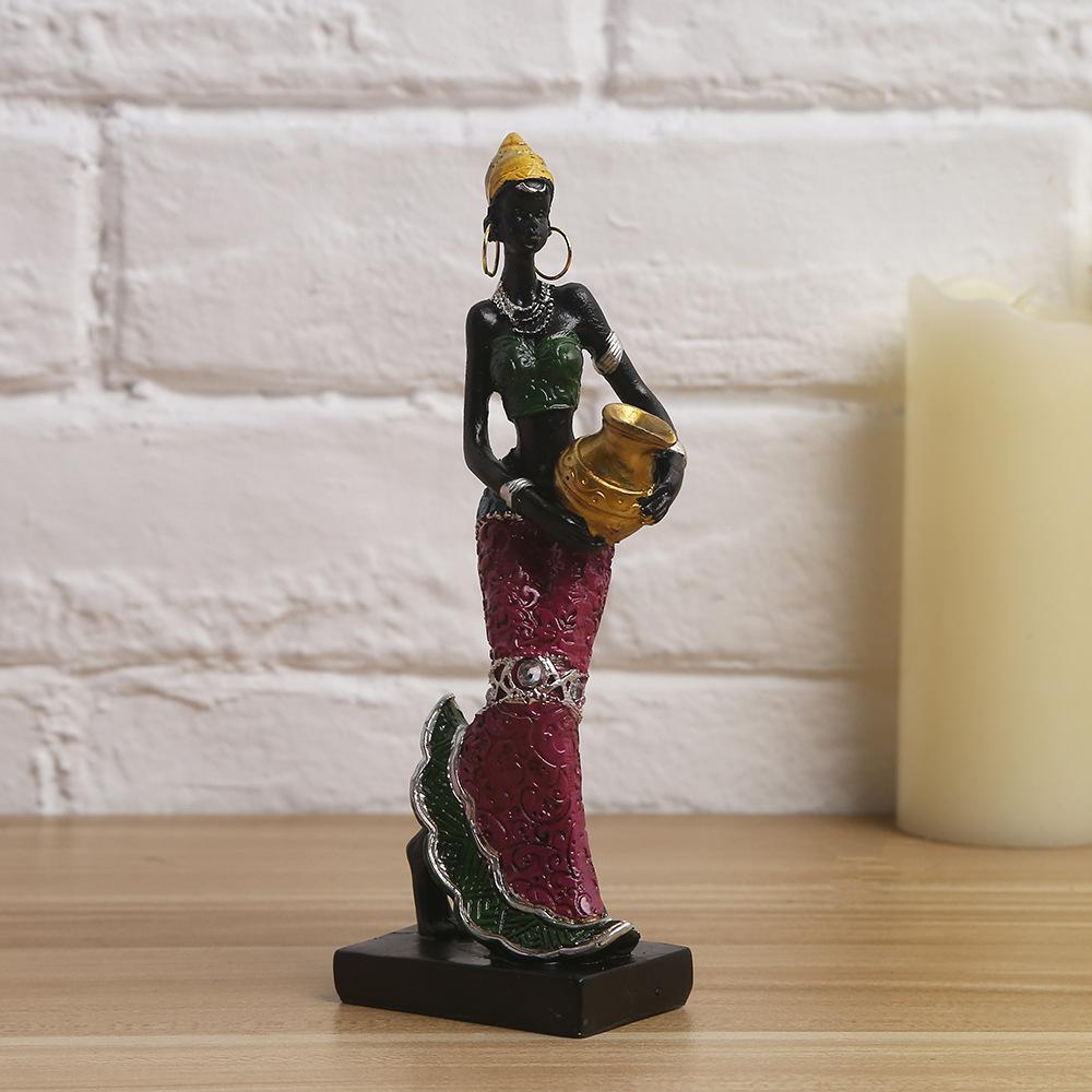 

Дім Вінтажний Подарунок Ремесла Ляльки Прикраси Екзотична Племінна Леді Декор Статуетки Африканська Скульптура Фігурки Чорношкірих Жінок