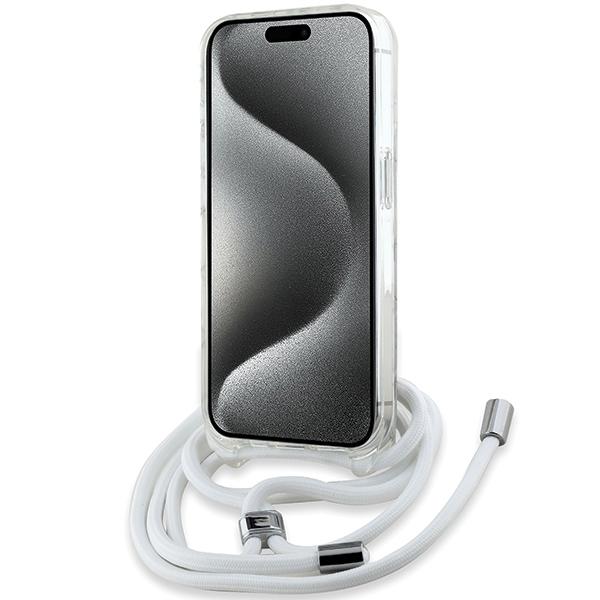 Karl Lagerfeld Klhmp14Xhcchnt Iphone 14 Pro Max 6.7 Hardcase Transparent Iml Choupette Head & Cord Magsafe