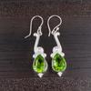 Natural  Peridot Gemstone 925 Sterling Silver Disigner Jewelry Earrings For Gift EE-37-4