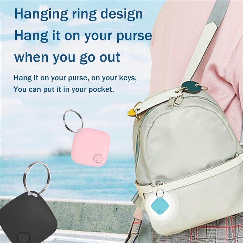 Mini GPS Tracker Bluetooth Anti-Lost Device Key Pet Mobile Phone Anti-Lost Device Smart Locator Green