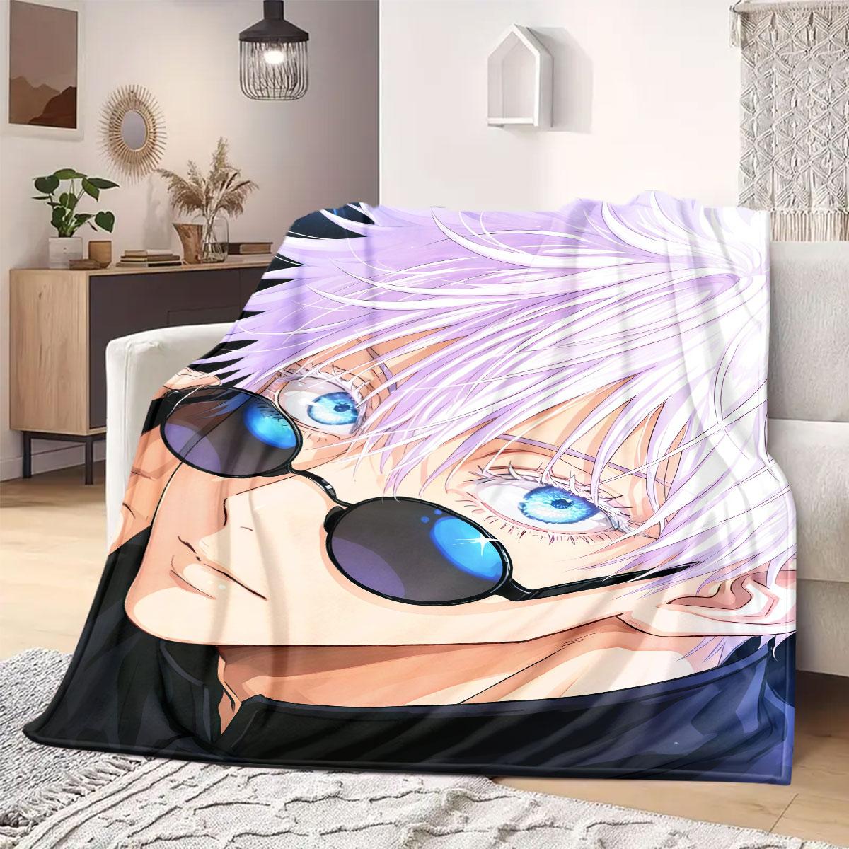 

Jujutsu anime Flannel Blanket Warm,Comfortable,Suitable for Bedrooms,Sofas,Beds,Chairs,Picnics,Travel 75x90cm