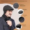 Men's Autumn/Winter Thick Duckbill Cap with Ear Protection - Middle-Aged and Senior Outdoor Cotton Hat