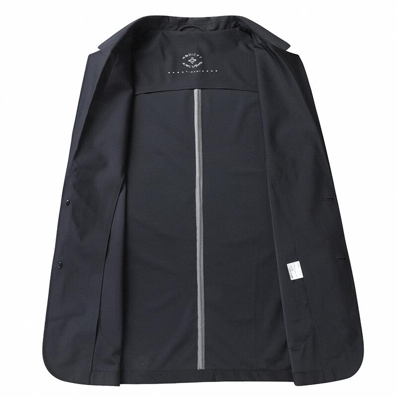 Summer Ice Silk Thin Sunscreen Suit Jackets for Men Classic Business Casual Blazers Wedding Social Dress Coat Men Clothing