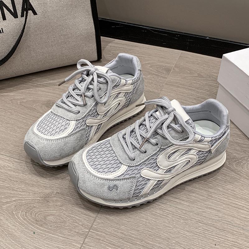 Women s 2025 Autumn Thick-Soled Breathable Training Shoes - Casual Forrest Gump Style 36