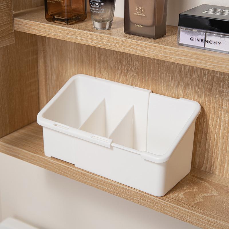 Retractable Drawer Organizer With Expandable Design And Slots Perfect For Holding Cosmetics Stationery Small Items