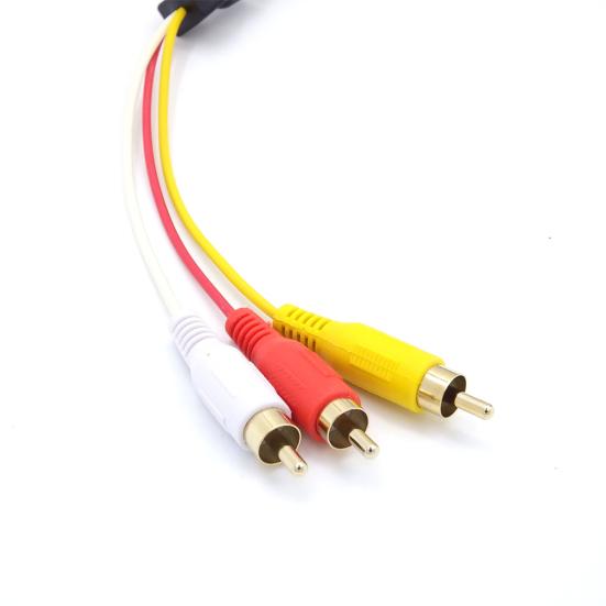 DOONJIEY HDMI-compatible Male to 3 RCA AV Composite Male M/M Connector Adapter Cable Cord