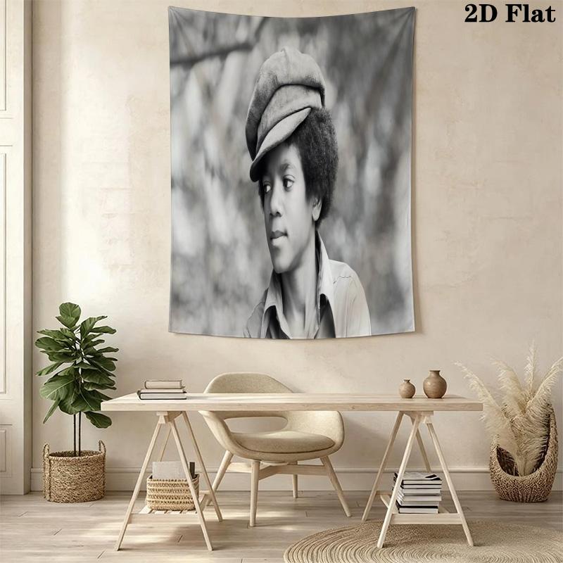Michael Jackson Pop Art Icon Tapestry Fashion Print Background Cloth Background Wall Hanging Cloth Soft Homestay Soft Decoration Tapestry