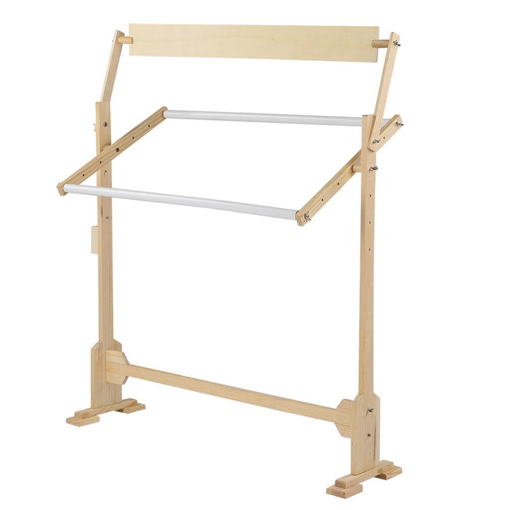 Large Size Embroidery Stand Adjustable Wood Frame For Cross Stitch Needlework