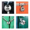 Stainless Steel Round Password Padlock Warehouse Outdoor Door Ship Container Chain Horizontal Opening Lock Anti-theft Waterproof