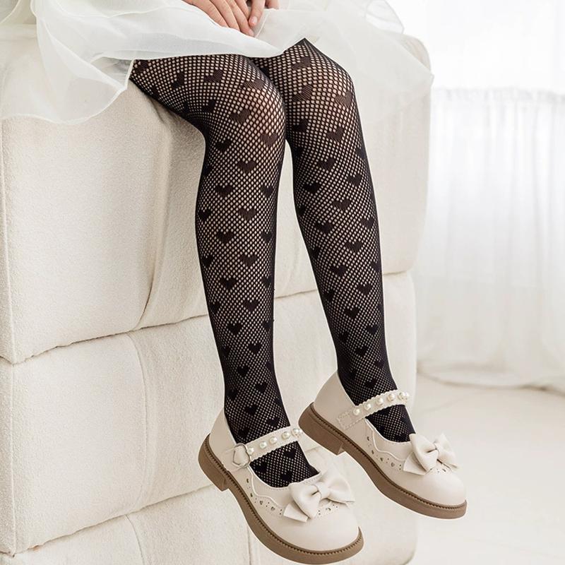 

1 пара сетчатых мягких модных нейлоновых эластичных чулок-гольф колготок D чёрный