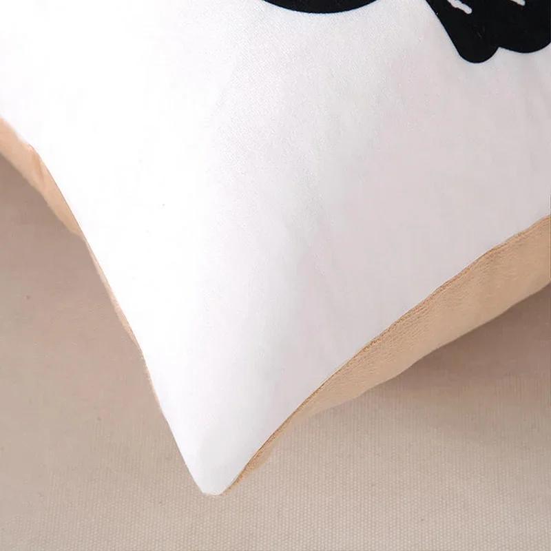 Abstract Women Cushion Cover Nordic Line Drawing Pillow Cover Yellow Girl Bedroom Chair Sofa Cushion Case Home Decor Pillowcase