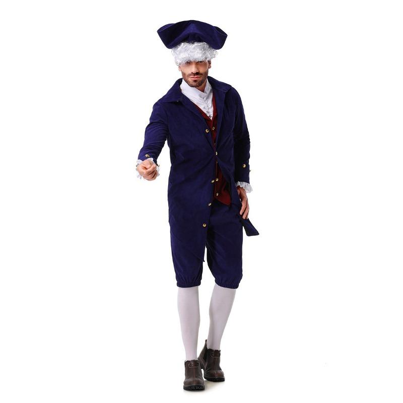 New European Medieval Parent-child British Lawyer Children's Prince Suit Literary Judge Officer Retro Tuxedo