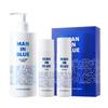 Nature Republic Men In Blue skIncare Set Of 3  All In One Wash 350ml + tOner 150ml + Emulsion 130ml  + shoppIng Bag