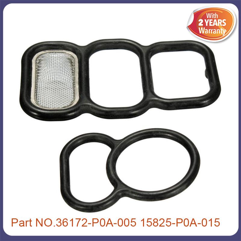 36172-P0A-005 15825-P0A-005 Spool Valve VTEC Solenoid Gasket Upper Lower For Honda Accord 4 Cylinder 1994 1995 1996 1997-2002