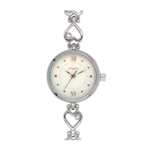 Fragola Nickel-Free Heart Bracelet Watch N04922A-4 SV Women's Silver