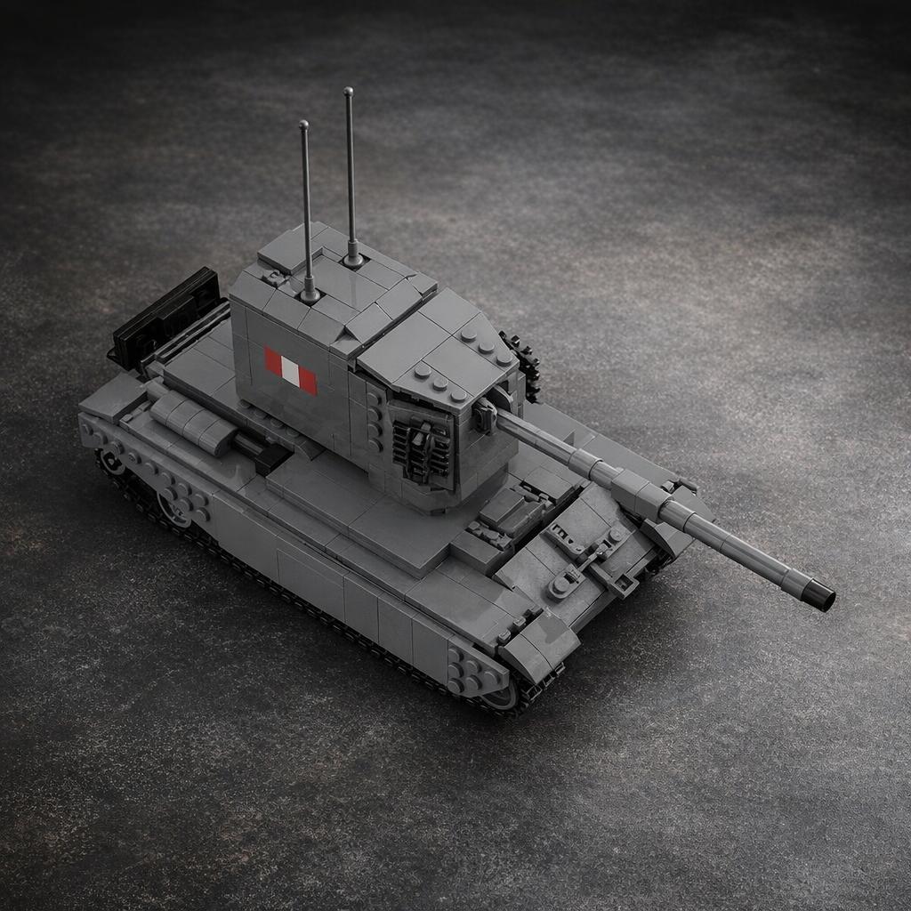 MOC FV4005 Tank Destroyer Building Blocks | 931PCS Military Bricks Kit | Collectible Model for Adults & Teens | War History Gift