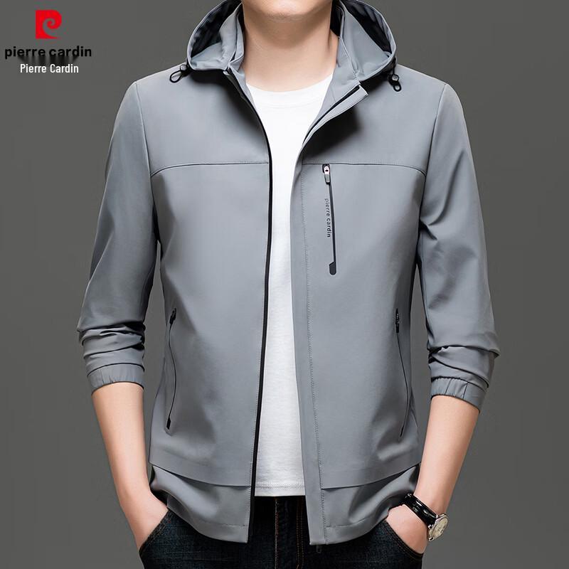 Pierre Cardin Men s Business Casual Detachable Hood Jacket M