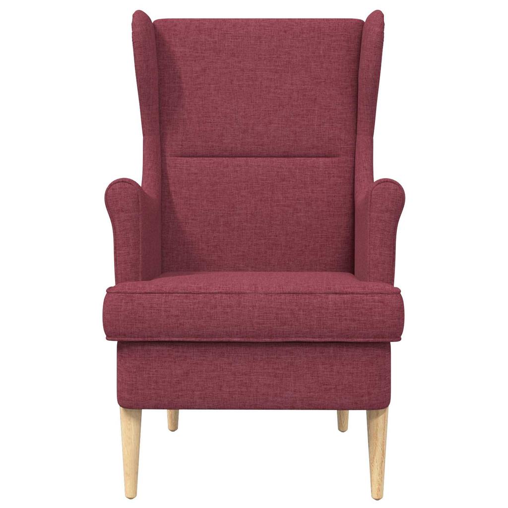 Armchair Burgundy Fabric