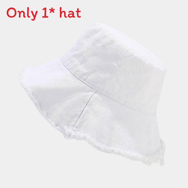 Baumwoll Fischerhut Für Männer Und Frauen Sommer Sonnenschutz Breiter Rand Lässiges Outdoor-Accessoire