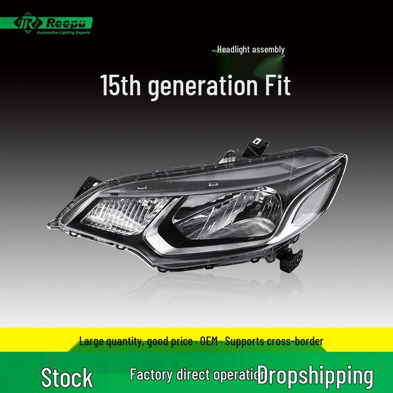 Compatible Front Headlight for 2014-2019 Honda Fit 3rd Generation