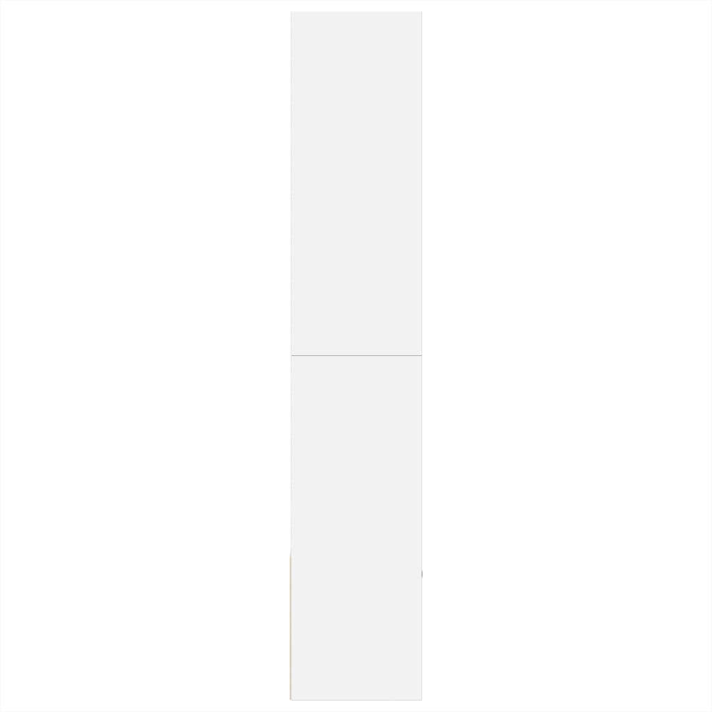 White Bookshelf 100 x 36 x 189 cm Engineered Wood