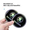 Auto Laser Becheruntersetzer Matte Anti-Rutsch Wasserbecher-Schlitz-Pad Für Skoda Kylaq Elroq Kodiaq Octavia Enyaq Kamiq Scala Rapid Karoq Fabia Yeti