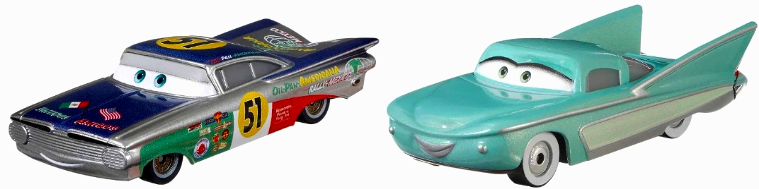 

Тачки 2023 Mattel Литой Мини-автомобиль Набор из 2 штук Saludos Amigos Рамон Фло Персонаж Автомобиль Фильм Аниме 155 и Disney-Pixa-