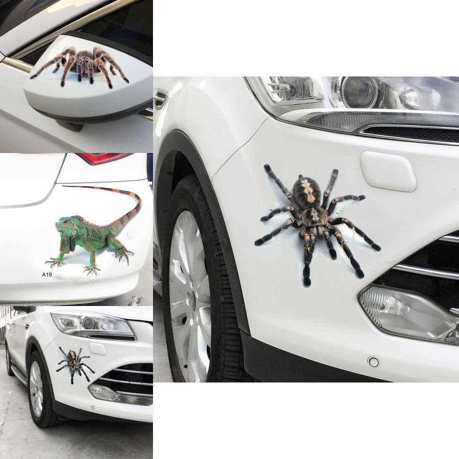 Hochwertige 3D Autoaufkleber mit coolen Spinnenmotiven für eine einzigartige Dekoration