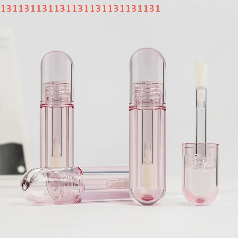 1/3pcs Mini Lipstick Sample Cosmetic Refillable Container 6ML Empty Lip Gloss Tubes Transparent Plastic Lip Balm Tube