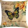 American Retro Printed Linen Pillowcase Living Room Sofa Office Pillow Car Cushion Cover