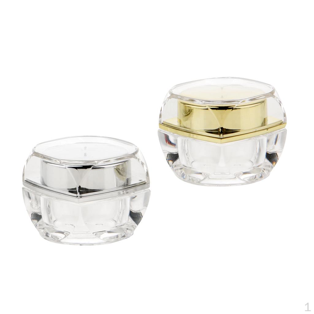 2 Pcs Empty Makeup Skin Jars 5g